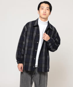 ▲UNIVERSAL OVERALL × BEAMS / 別注 チェック カバーコーチジャケット