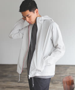 ▲BEAMS / シアサッカートリコロール ジップ ブルゾン