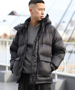 ▲BEAMS / ナイロン ベーシック ダウン ジャケット