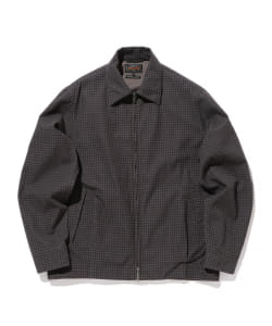 ▲BEAMS PLUS / ウエポンチェックプリント ジップブルゾン