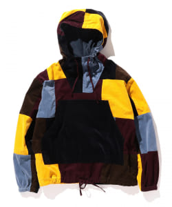 ▲BEAMS PLUS / コーデュロイ パッチワーク アノラック
