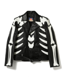blackmeans / Bone Leather Jacket