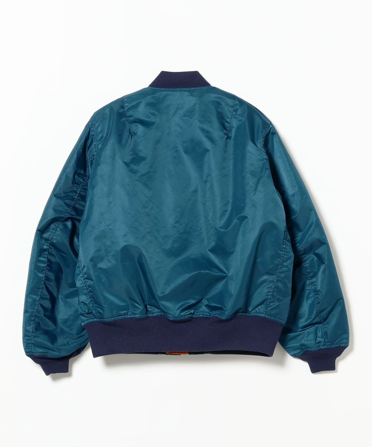 リラックスフィット THERMOLITE(R) MA-1 （撥水）BEAMS 青 BEAMS（ビームス）リラックスフィット THERMOLITE(R) MA-1 （撥水