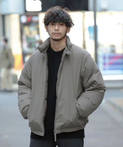 ▲BEAMS /  シャツカラー ダウンブルゾン