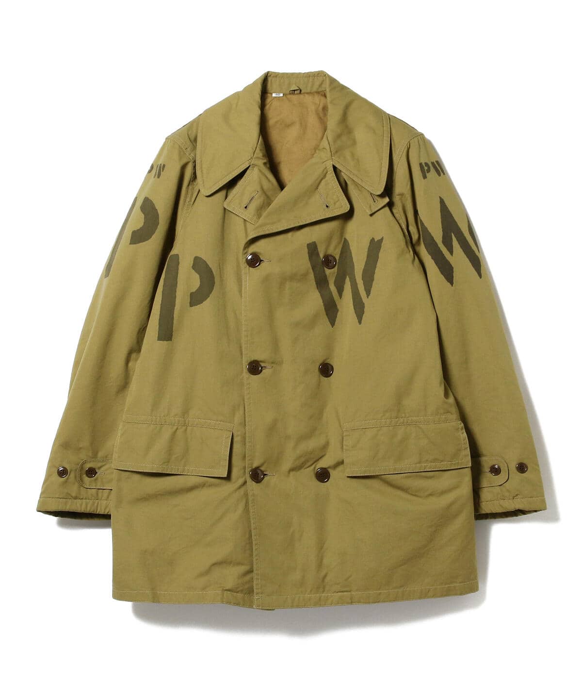 BUZZ RICKSON'S / Mackinaw 軍裝大衣 橄欖綠