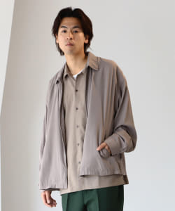 ▲BEAMS / レーヨン ジップ ブルゾン