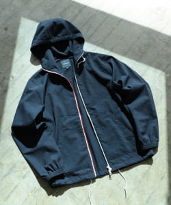 ▲BEAMS / シアサッカートリコロール ジップ ブルゾン
