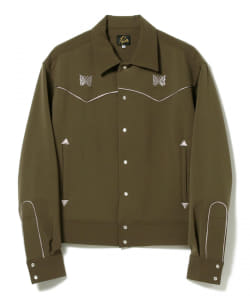 ▲NEEDLES / Piping Cowboy Shirt Jacket Pe/Pu Double Cloth