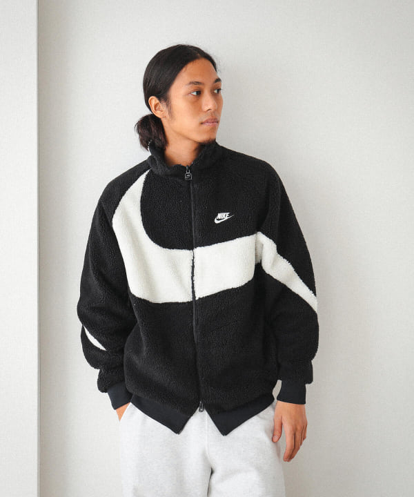 再×14入荷 NIKE、ナイキビッグスウォッシュフリースリバーシブル