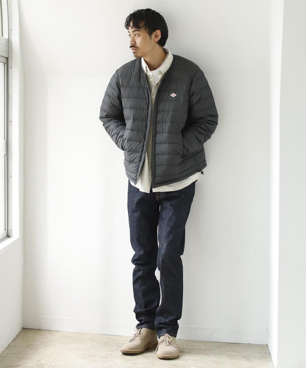 BEAMS DANTON / Inner Down Crew（短夾克羽絨外套）網購｜BEAMS