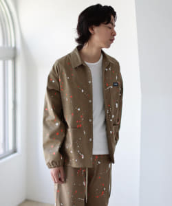UNIVERSAL OVERALL × BEAMS / 別注 Paint Cover Coach Jacket