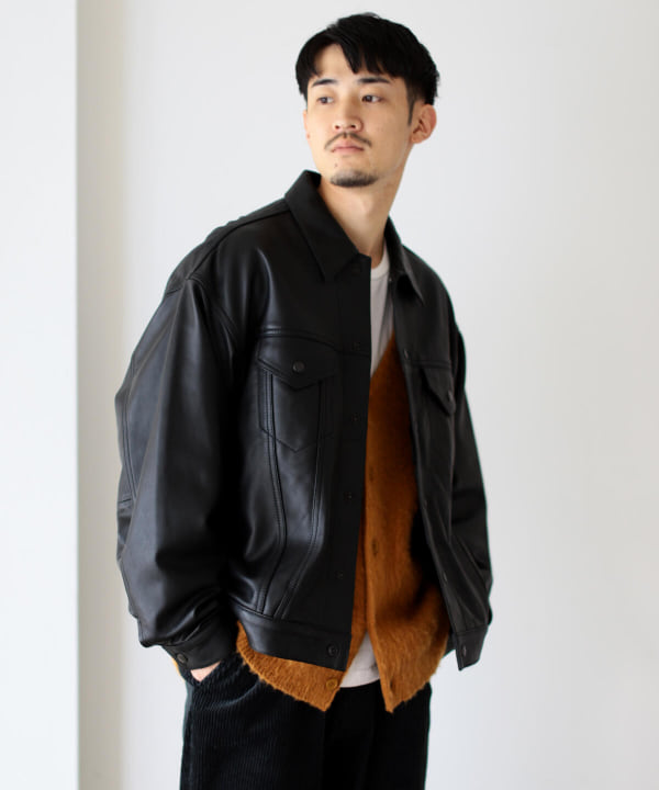 BEAMS レザージャケット | hartwellspremium.com