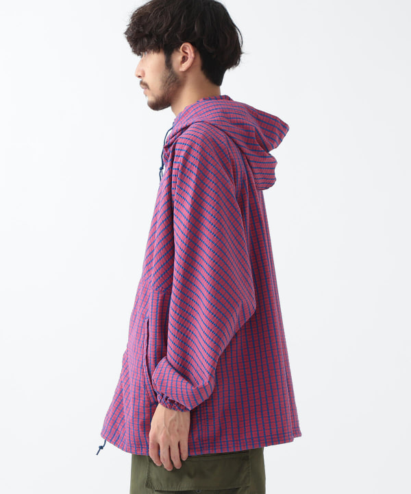 BEAMS [BEAMS] BEAMS / Mini check zip hoodie blouson (blouson 