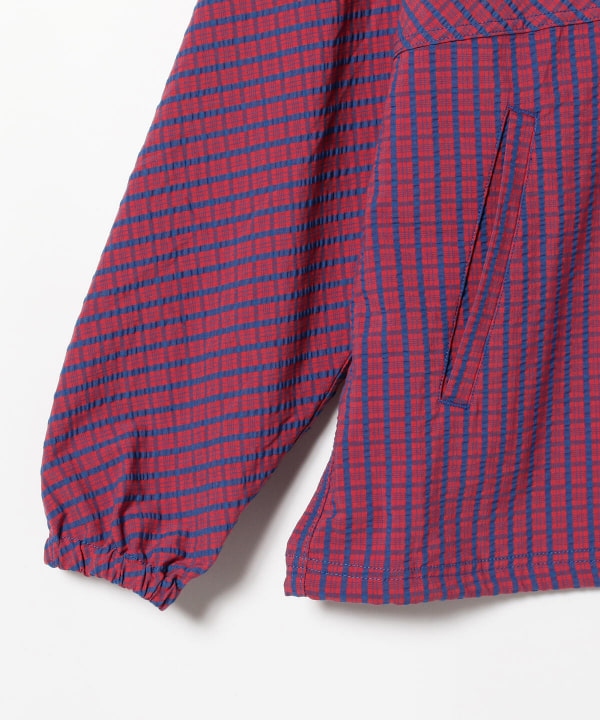 BEAMS [BEAMS] BEAMS / Mini check zip hoodie blouson (blouson 