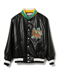 SASQUATCHFABRIX. / Synthetic Leather Stadium Jacket