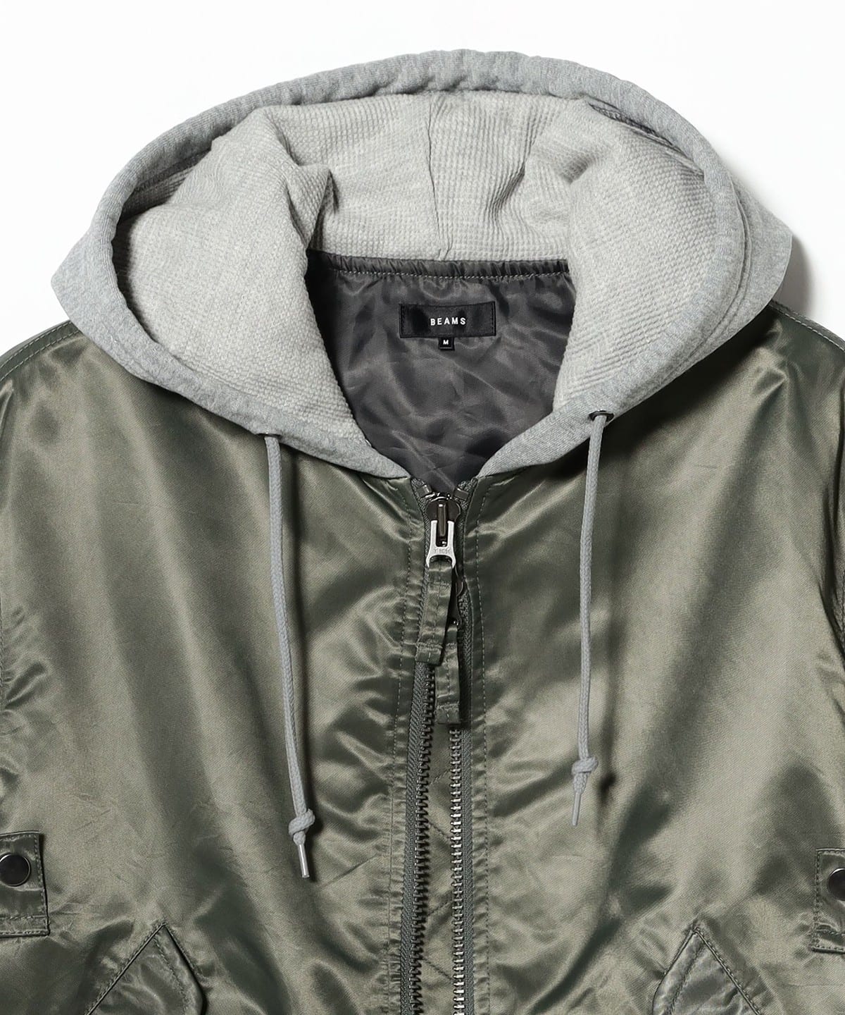BEAMS（ビームス）Hood MA1 Jacket（ブルゾン ブルゾン）通販｜BEAMS