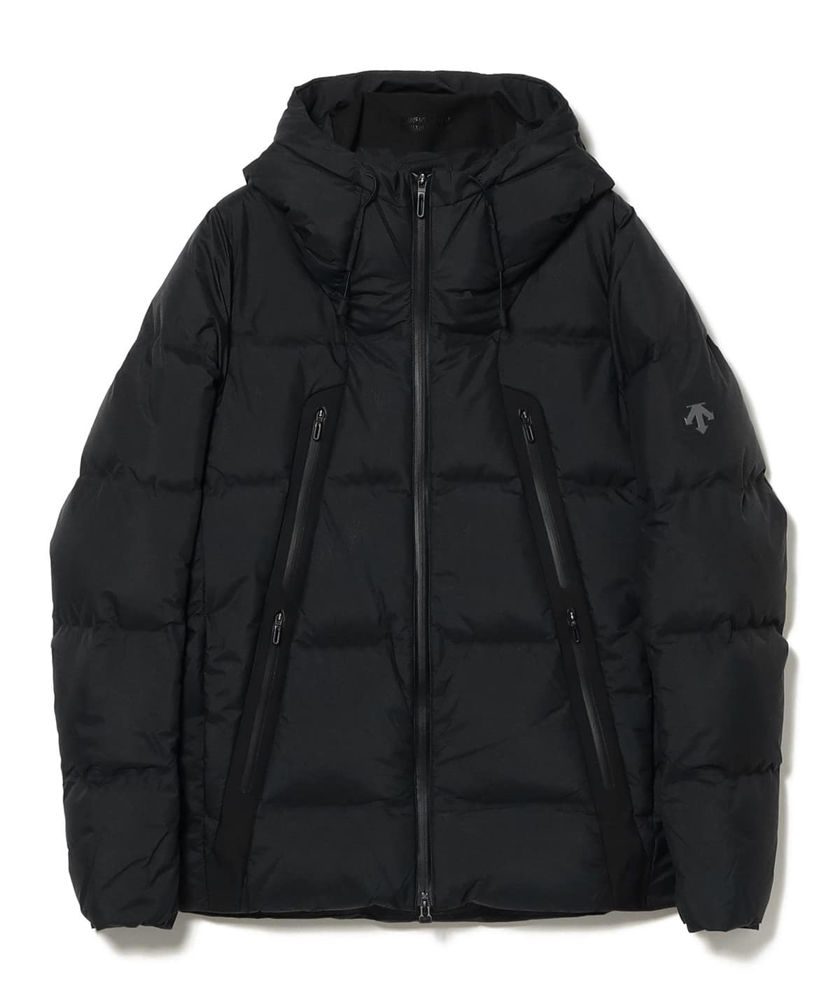 【別注】DESCENTE ALLTERRAIN デサントオルテライン / ダウンジャケット ブルゾン MEN BK00(ブラック) M