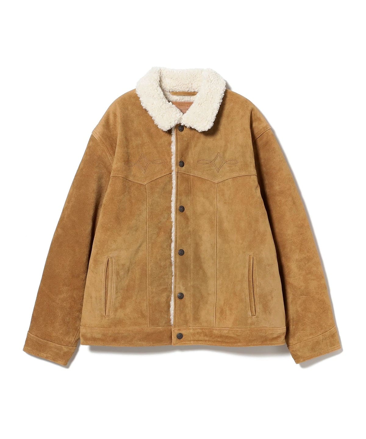 LEVI'S(R) / LEATHER COLLECTION WESTERN SUEDE SHERPA TRUCKER JACKET ブルゾン MEN EVENING SUN TRUCKER L LEVI'S(R) / LEATHER COLLECTION WESTERN SUEDE SHERPA TRUCKER JACKET ブルゾン MEN EVENING SUN TRUCKER L