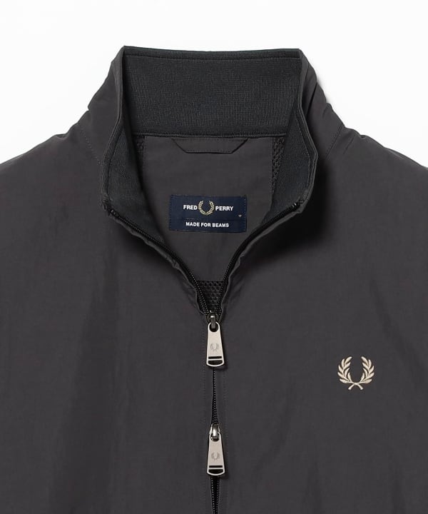 FRED PERRY × BEAMS【Shell Jacket】XLサイズ 黒 BEAMS（ビームス）【別注】 FRED PERRY / Shell Jacket