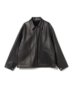 COMOLI / カーフスキン ジップショートジャケット