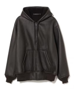 COMOLI / シープスキン ジップパーカ