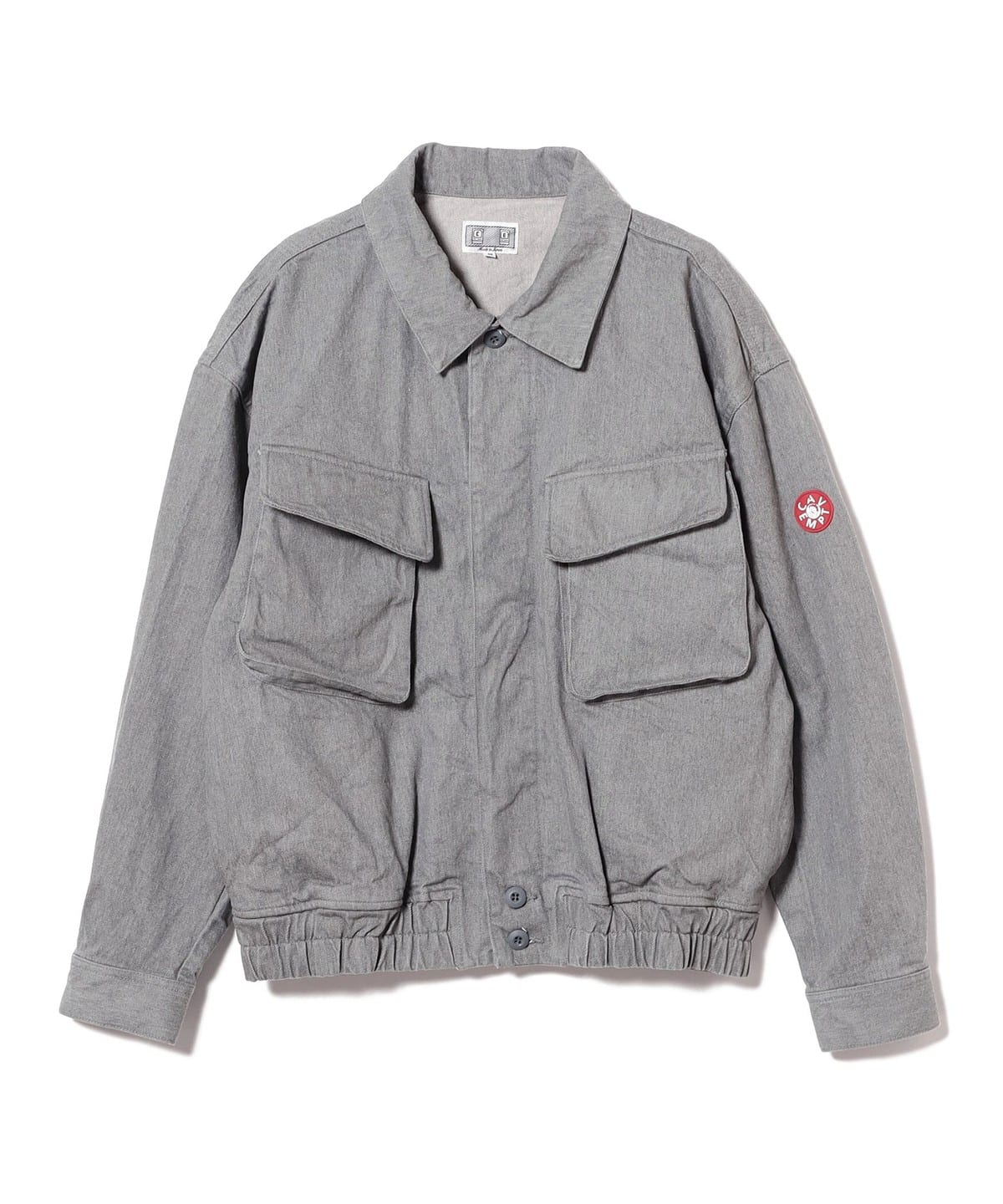 C. E シーイー / ASH COMMUNITY BUTTON JACKET ブルゾン MEN GREY XL C. E シーイー / ASH COMMUNITY BUTTON JACKET ブルゾン MEN GREY XL