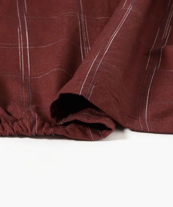 SUGAR CANE / RAYON COTTON GABARDINE CHECK SPORTS JACKET