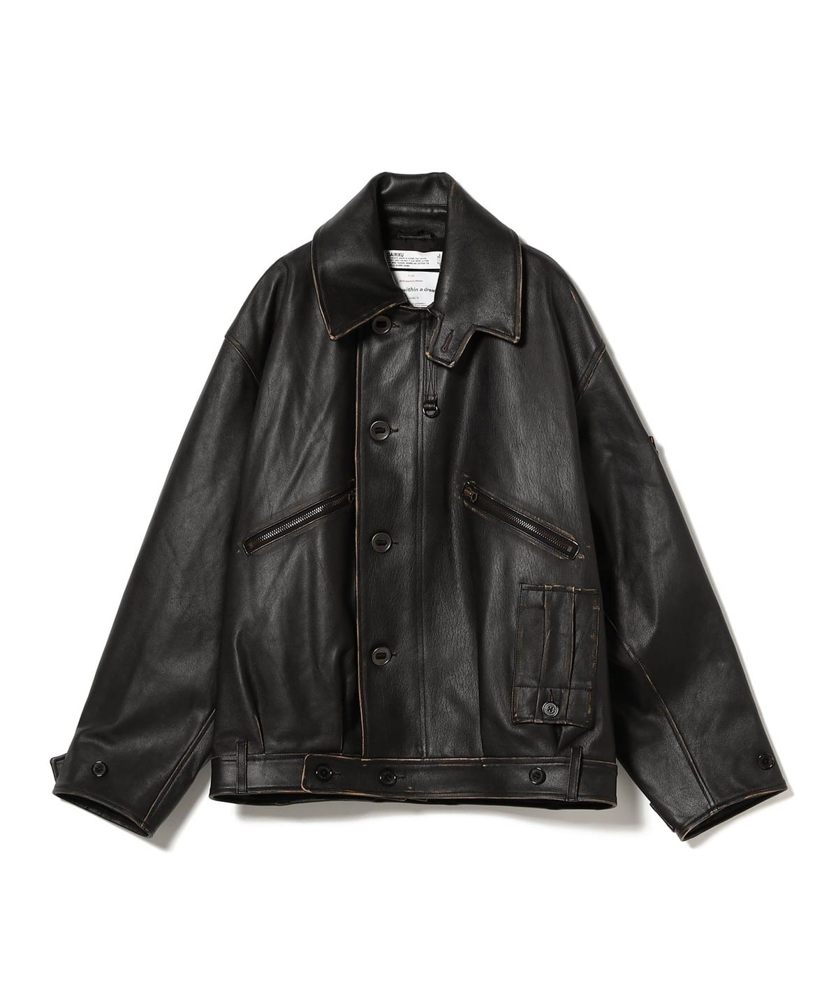 DAIRIKU ダイリク / Inception Leather MK3 Jacket ブルゾン MEN Black M