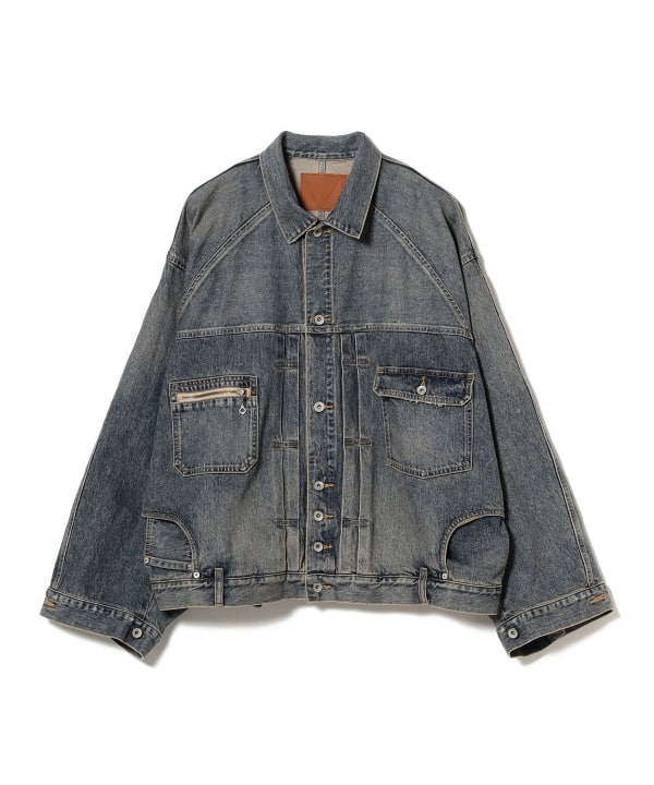 BEAMS（ビームス）DAIRIKU / Inception Vintage Washed Denim Jacket