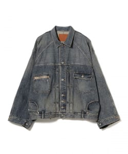 DAIRIKU / Inception Vintage Washed Denim Jacket