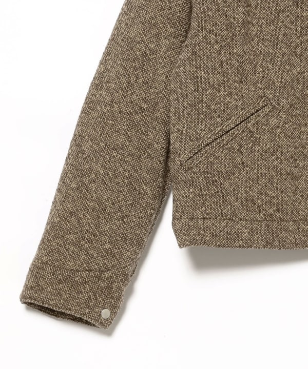 BEAMS（ビームス）AURALEE / Homespun Tweed Zip Blouson