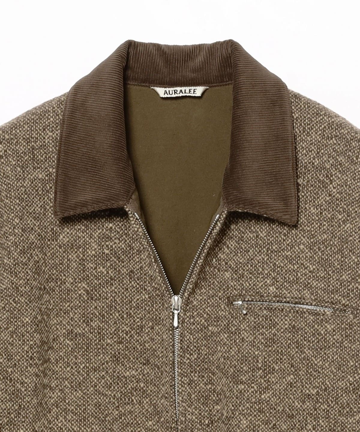 ジャケット・アウター AURALEE SPUN SUMMER TWEED BLOUSON AURALEE 【値下げ】AURALEE HOMESPUN SUMMER TWEED BLOUSON