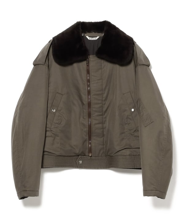 AURALEE COTTONOILEDCANVASブルゾン BEAMS（ビームス）AURALEE / WASHED FINX COTTON GABARDINE