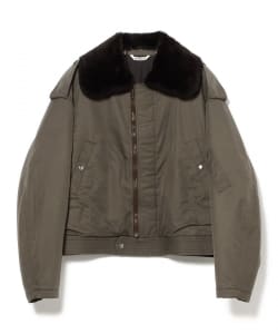 AURALEE / WASHED FINX COTTON GABARDINE FLIGHT BLOUSON