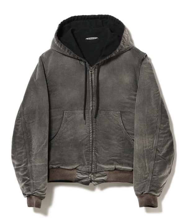 トップス Auralee 25aw DUCK SHORT ZIP PARKA BEAMS（ビームス）AURALEE / PRODUCT DYED ORGANIC COTTON DUCK SHORT