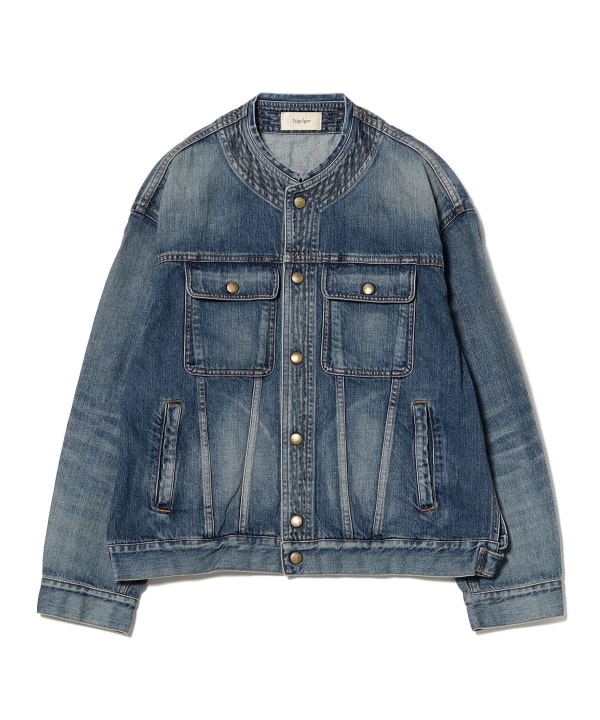 BEAMS（ビームス）Taiga Igari / Stitch Work Slit Denim Jacket