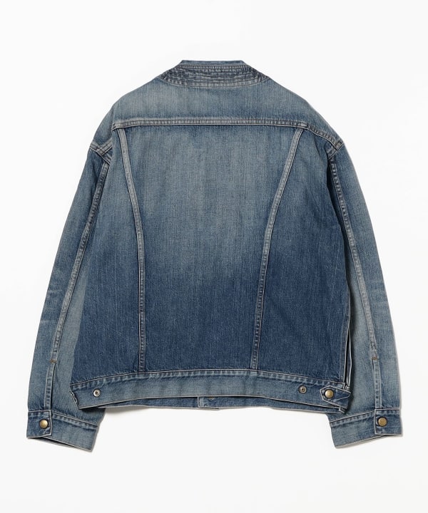 BEAMS（ビームス）Taiga Igari / Stitch Work Slit Denim Jacket
