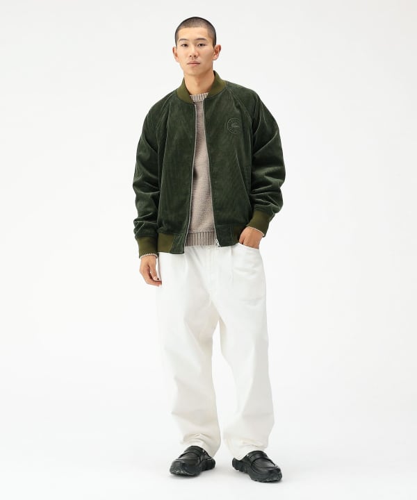 BEAMS（ビームス）【別注】LACOSTE / コーデュロイ ブルゾン（ブルゾン