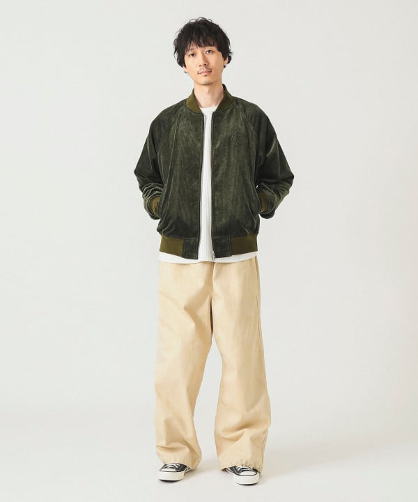 BEAMS（ビームス）【別注】LACOSTE / コーデュロイ ブルゾン（ブルゾン