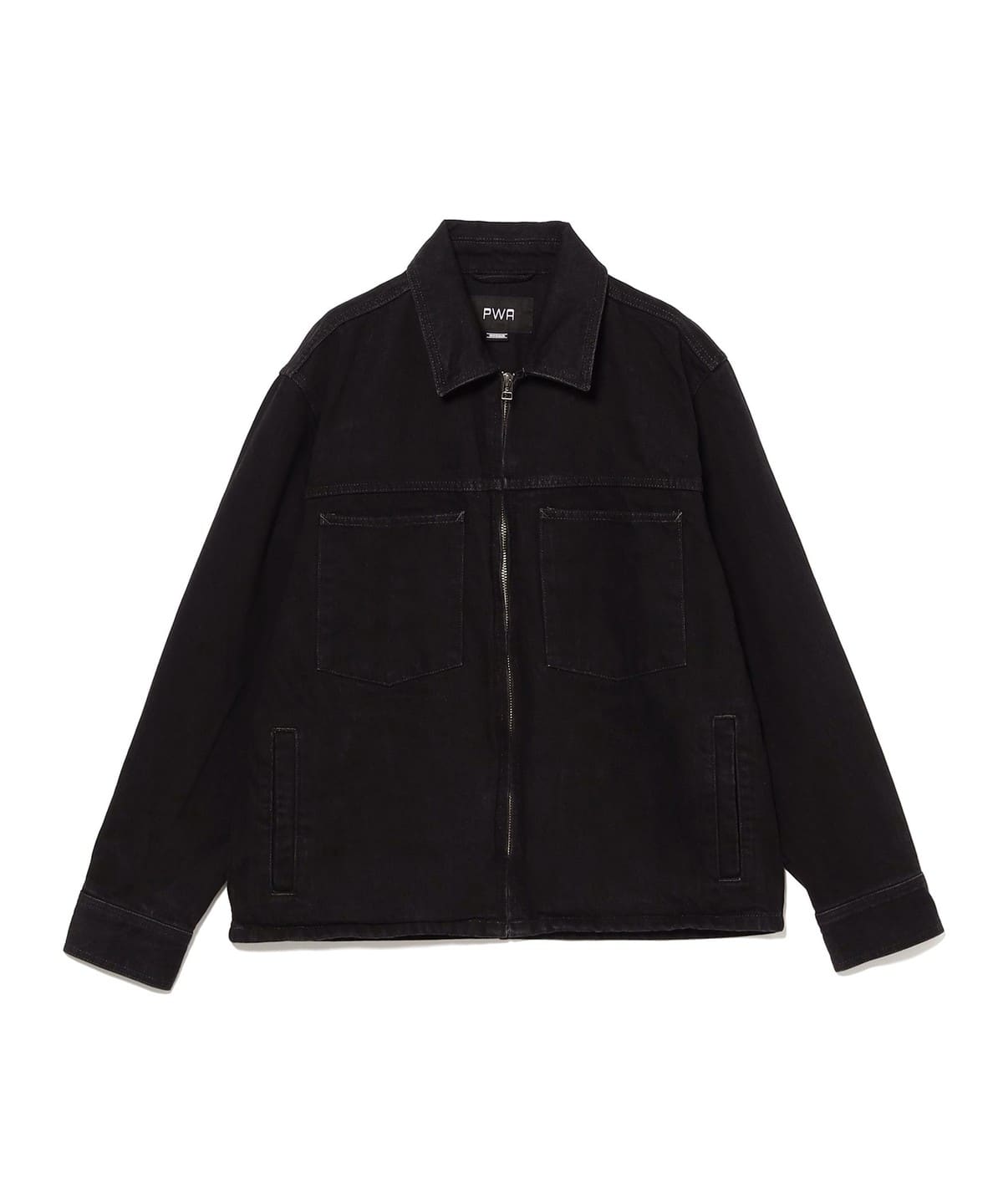 PWA プア / DENIM ZIP-UP JKT ブルゾン MEN DEEP BLACK M PWA プア / DENIM ZIP-UP JKT ブルゾン MEN DEEP BLACK M