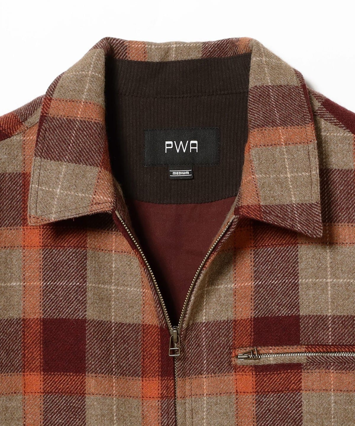 BEAMS（ビームス）PWA / REFINE-WOOL CHK DRIZZLER（ブルゾン ブルゾン