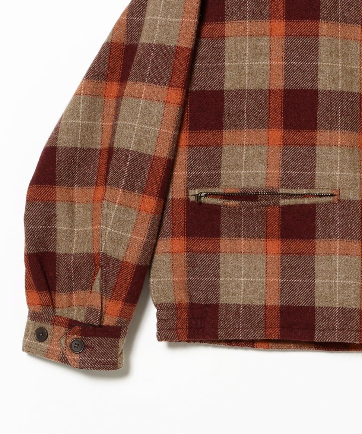 BEAMS（ビームス）PWA / REFINE-WOOL CHK（ブルゾン ブルゾン）通販｜BEAMS