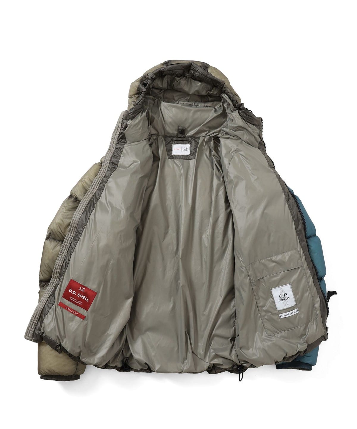 BEAMS T（ビームスT）【別注】C.P. Company / D.D. Shell Goggle Down