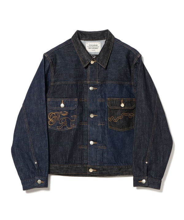 future archive デニムジャケット BEAMS（ビームス）FUTURE ARCHIVE / Crazy Denim Jacket（ブルゾン
