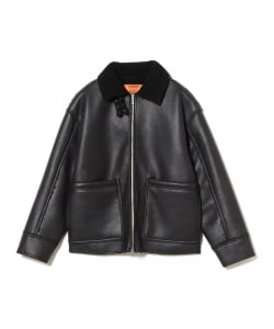 【別注】UNIVERSAL OVERALL / Synthetic leather Jacket
