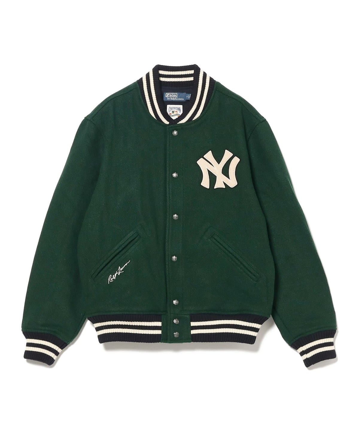POLO RALPH LAUREN ポロ ラルフ ローレン / ヤンキース ジャケット ブルゾン MEN 300:GREEN XL POLO RALPH LAUREN ポロ ラルフ ローレン / ヤンキース ジャケット ブルゾン MEN 300:GREEN XL