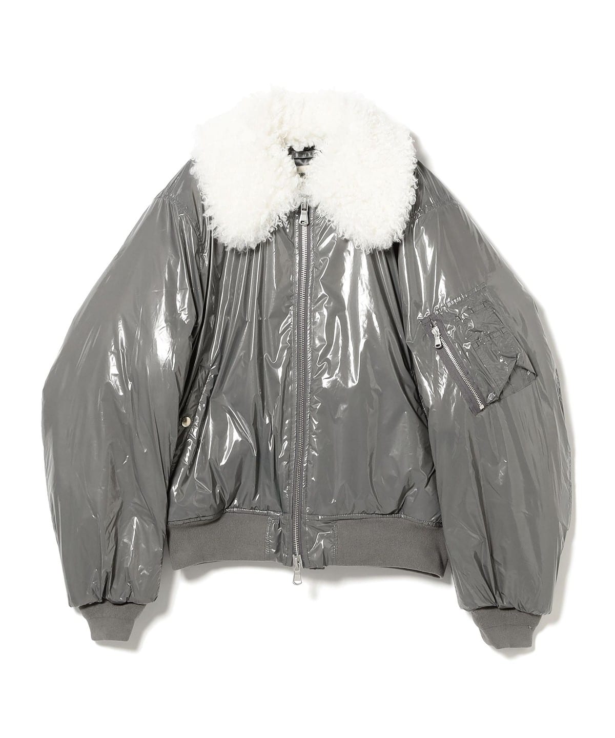 FUTURE ARCHIVE / MILITARY BOA BLOUSON ブルゾン MEN GREY M