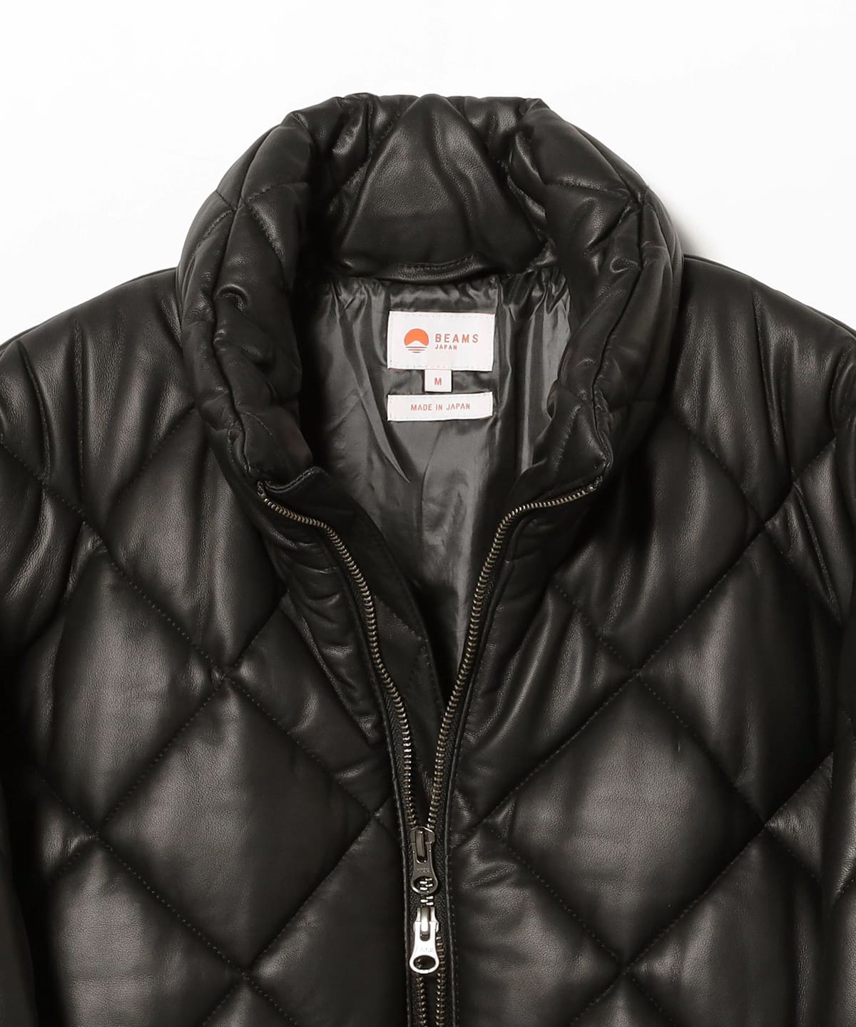 BEAMS JAPAN（ビームス ジャパン）キルトレザー ジャケット（ブルゾン