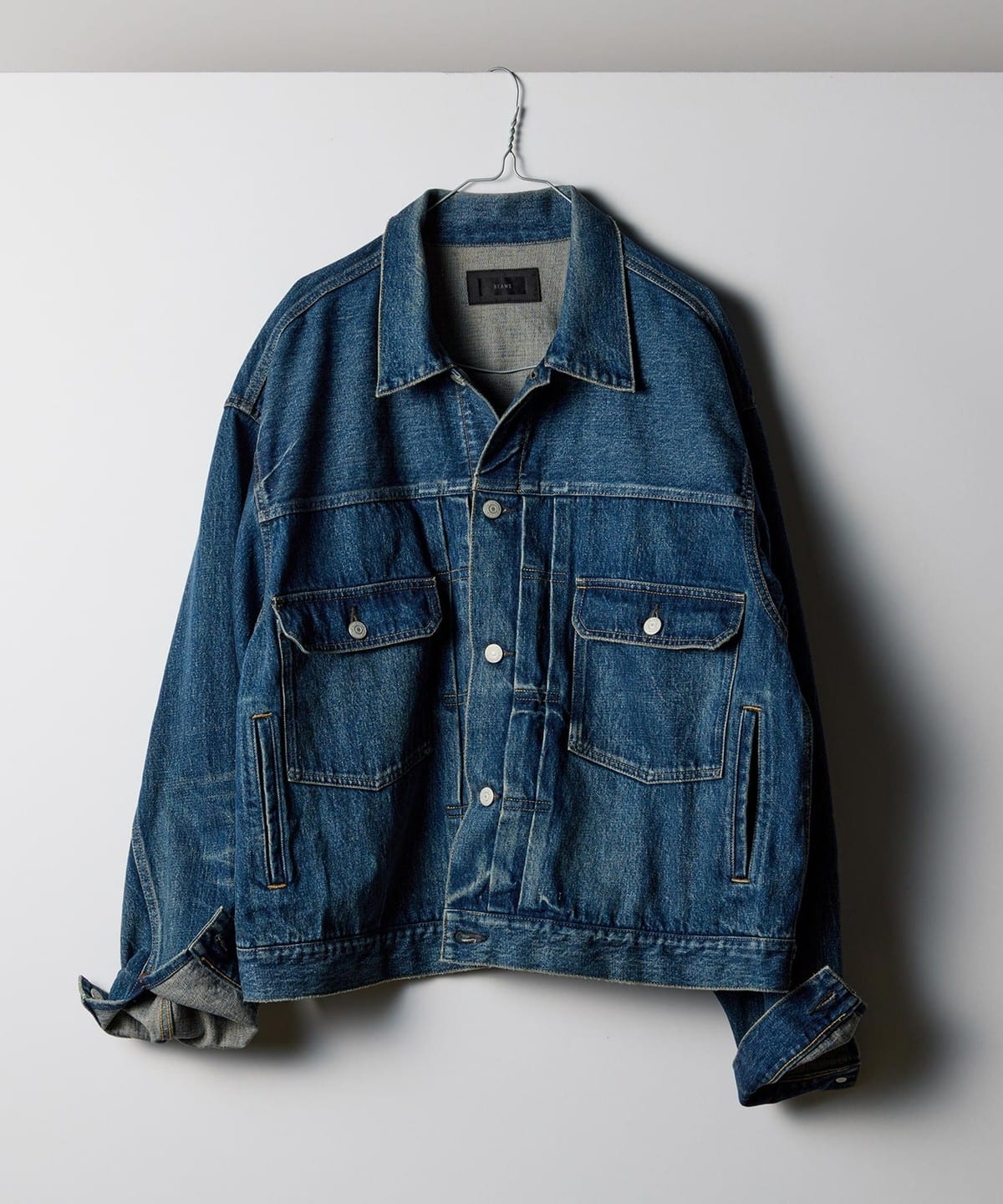 【ショップ限定】the A / Indigo Trucker Jacket USED ブルゾン MEN INDIGO(USED) L 【ショップ限定】the A / Indigo Trucker Jacket USED ブルゾン MEN INDIGO(USED) L
