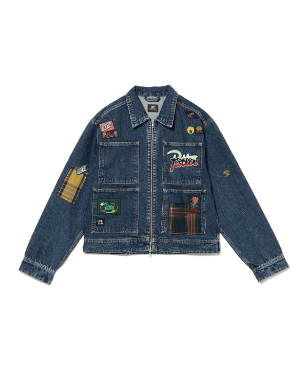 BEAMS（ビームス）PATTA / Whole Lotta Labels Denim Jacket（ブルゾン
